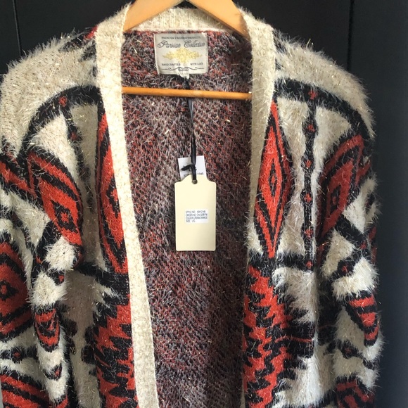 Fuzzy Cardigan - Picture 1 of 4